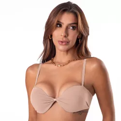 30755 - Sutiã tomara que caia Jade - Marrom - Duzani