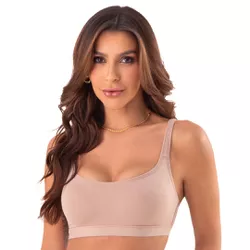 30878 - Sutiã top avulso Gisele - Marrom - Duzani