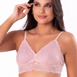 30649 - Conjunto triângulo. Calcinha fio - Nude - Duzani