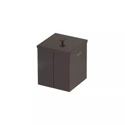 Lixeira Tramontina C/Tampa Luz Black Matte 4,5LT B... - Loja Gomes