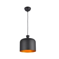 Pendente Bell Aço E27 Preto Avant 489120008 - Loja Gomes