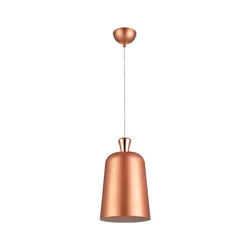 Pendente Avant Bell Aço 1 E27 230MM Cobre - Loja Gomes