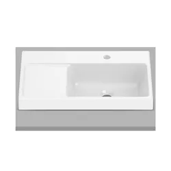 Cuba Roca Sob. Optica L60 60X38 Branco - Loja Gomes