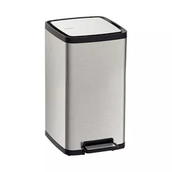 Lixeira Tramontina Inox com Pedal 15L 94544415 - Loja Gomes