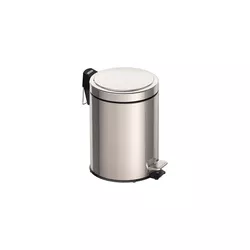 Lixeira Tramontina Inox Brasil Com Pedal 5LT 94538... - Loja Gomes