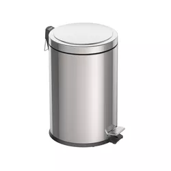 Lixeira Tramontina Inox Com Pedal 20 litros 94538/... - Loja Gomes