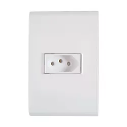 Tomada Tramontina Liz Branco 10A Horizontal 57170/... - Loja Gomes