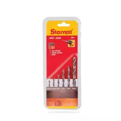 Jogo de Brocas de Aço Rápido Starrett 6 pcs - Loja Gomes