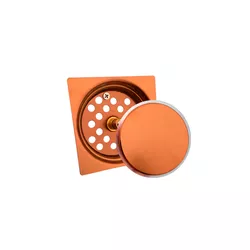 Ralo Click Flux Hidro 15X15 Rose RCROS-15 - Loja Gomes