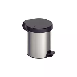 Lixeira Tramontina Inox C/Pedal 5Lt 94538/705 - Loja Gomes