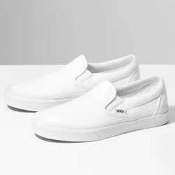 Tênis Vans Classic Slip-on True White - 227155 - Loja Over 7