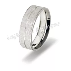 Aliança De Prata 950 1003z.3 - Lojão Das Alianças