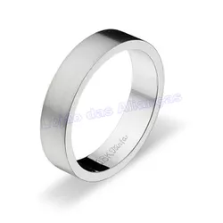 Aliança De Ouro Branco 18k 750 10342.5 - Lojão Das Alianças