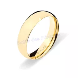 Aliança De Ouro 18k 750 10006.1 - Lojão Das Alianças