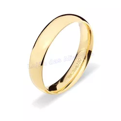 Aliança De Ouro 18k 750 10008.1 - Lojão Das Alianças