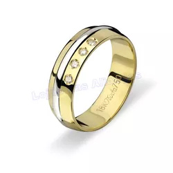 Aliança De Ouro 18k 750 10016.1 - Lojão Das Alianças