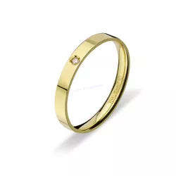 Aliança De Ouro 18k 750 10041.1 - Lojão Das Alianças