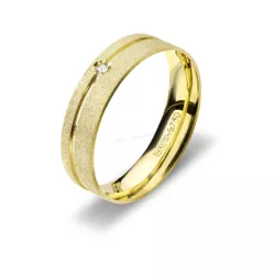 Aliança De Ouro 18k 750 10047.1 - Lojão Das Alianças