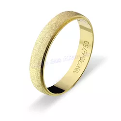 Aliança De Ouro 18k 750 1009.1 - Lojão Das Alianças
