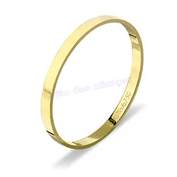 Aliança De Ouro 18k 750 10108.1 - Lojão Das Alianças
