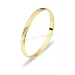 Aliança De Ouro 18k 750 10120.1 - Lojão Das Alianças
