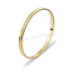 Aliança De Ouro 18k 750 10127.1 - Lojão Das Alianças