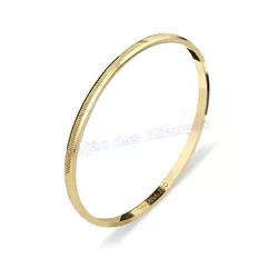 Aliança De Ouro 18k 750 10136.1 - Lojão Das Alianças