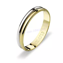 Aliança De Ouro 18k 750 10166.1 - Lojão Das Alianças