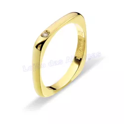 Aliança De Ouro 18k 750 10177.1 - Lojão Das Alianças