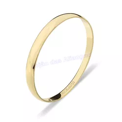 Aliança De Ouro 18k 750 10187.1 - Lojão Das Alianças