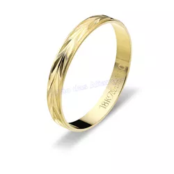 Aliança De Ouro 18k 750 10211.1 - Lojão Das Alianças