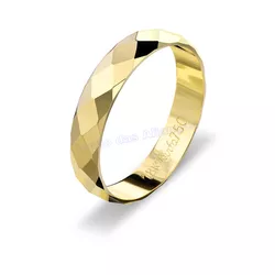 Aliança De Ouro 18k 750 10216.1 - Lojão Das Alianças