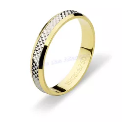 Aliança De Ouro 18k 750 10217.1 - Lojão Das Alianças