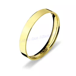 Aliança De Ouro 18k 750 10248.1 - Lojão Das Alianças