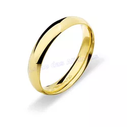 Aliança De Ouro 18k 750 10252.1 - Lojão Das Alianças