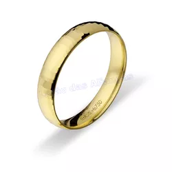 Alianças Em Ouro 18k 750 10339.1 - Lojão Das Alianças