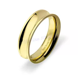 Aliança De Ouro 18k 750 10354.1 - Lojão Das Alianças