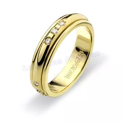 Aliança De Ouro 18k 750 10379.1 - Lojão Das Alianças