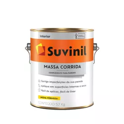 Massa Corrida Suvinil PVA - 5,7Kg - 36285 - Lojas Coimbra