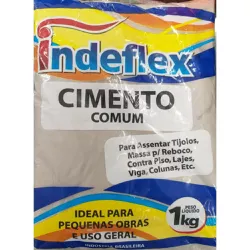Cimento Comum 1Kg Indeflex - 12336 - Lojas Coimbra