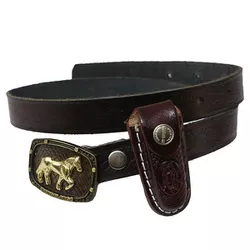 Cinto Country + Bainha de Canivete Infantil 68A - Atacado Selaria Pinheiro
