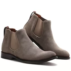 Botina Masculina Premium Cinza - Look Stock