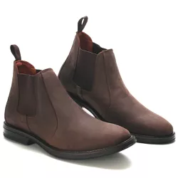 Botina Masculina Chelsea Alabama Crazy Café - Look Stock