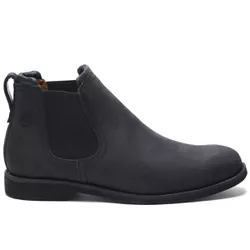 Botina Masculina Chelsea Vinci Preto Fosco - Look Stock