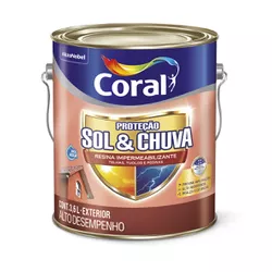 Resina Sol e Chuva Impermeabilizante Base Água Cer... - Luidar Tintas