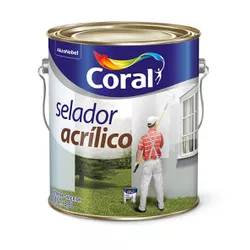 Selador Acrílico Coral Fosco 3,6L - Luidar Tintas