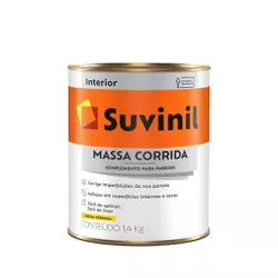 Massa Corrida Suvinil 1,4Kg - Luidar Tintas