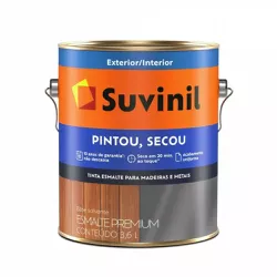 Esmalte Pintou Secou Brilhante Suvinil 3,6L - Luidar Tintas