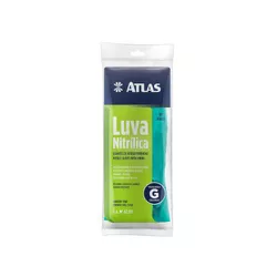 Luva Nitrilica Grande AT1302G ATLAS - Luidar Tintas