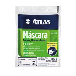 Máscara de Feltro c/ Válvula PFF2 AT2600 ATLAS - Luidar Tintas